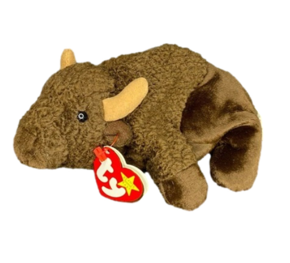 𝅺ty Beanie Baby Roam the Buffalo 1998 Mint Condition 4209 5th gen hang tag